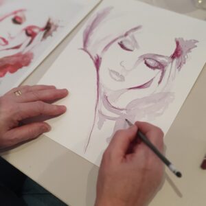 Víkendový kurz malování & wellness